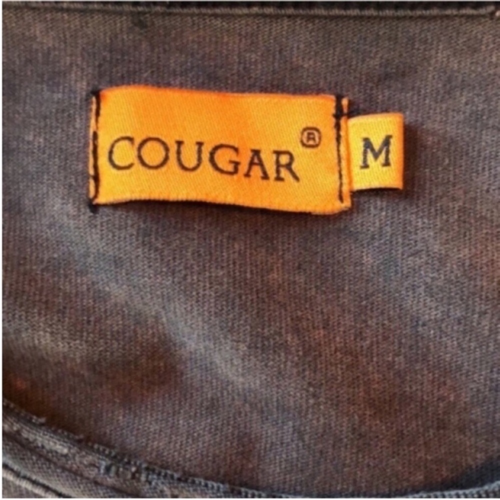 Cougar Brown and Black Musical Note Graphic Tee - Picture 7 of 7